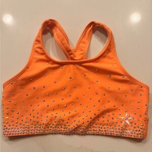 Rebel YS Rhinestone Sports Bra